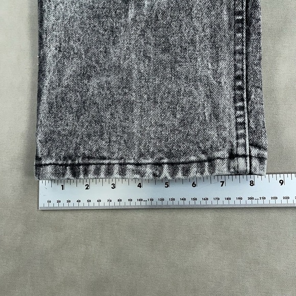 Vintage Wrangler Jeans Mens 34x34 Gray Acid Wash Straight Leg 13MWZ (Fits 31x33) - Picture 13 of 14